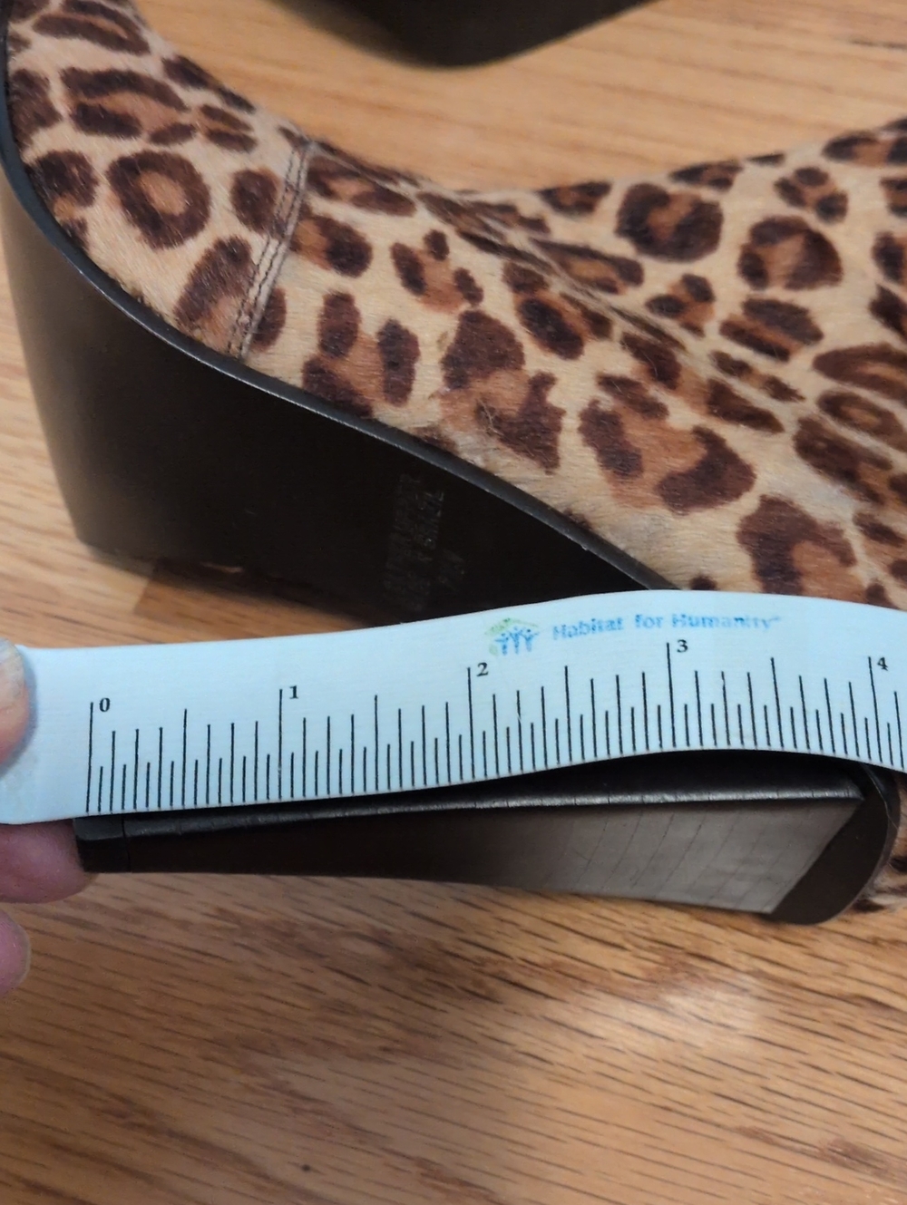 Dolce Vita Animal Print Square Toe Boots - Picture 11 of 12